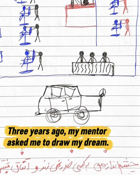 Three years ago, my mentor asked me to draw my dream